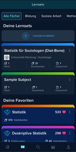 Lern App Schule Studium Lernsets StudySmarter Magazine