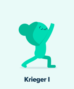 Yoga, Krieger I, StudySmarter Magazine