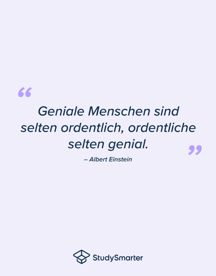 Albert Einstein Zitate Chaos StudySmarter Magazine