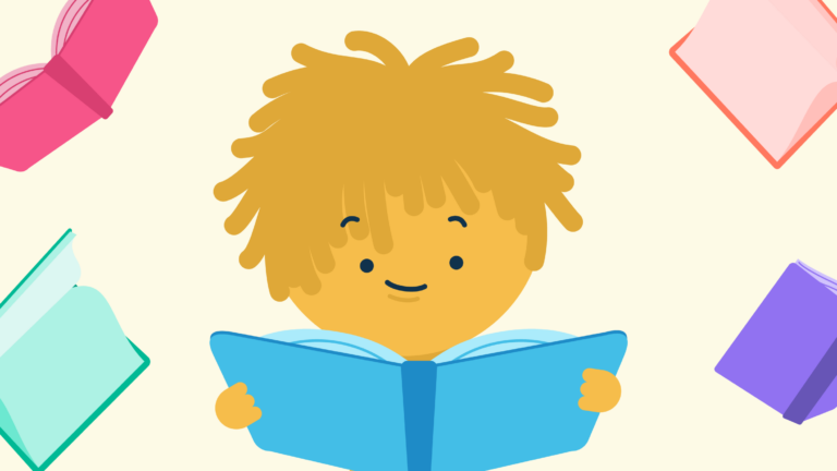 A student reading books. Vaia Magazine